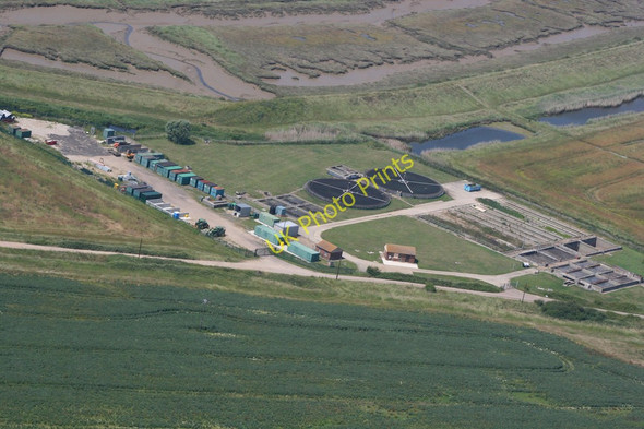Photo 6"x4" Sewage Farm on Beach Road Lee-over-Sands c2009