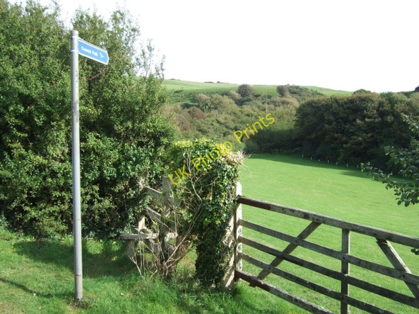 Photo 6"x4" Coastal footpath passing Blackgang Blackgang c2010