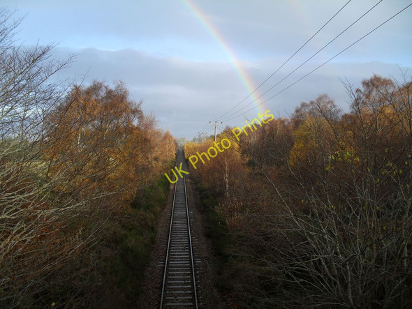 Photo 6"x4" Far North Line near Kildary and Rainbow Kildary c2010