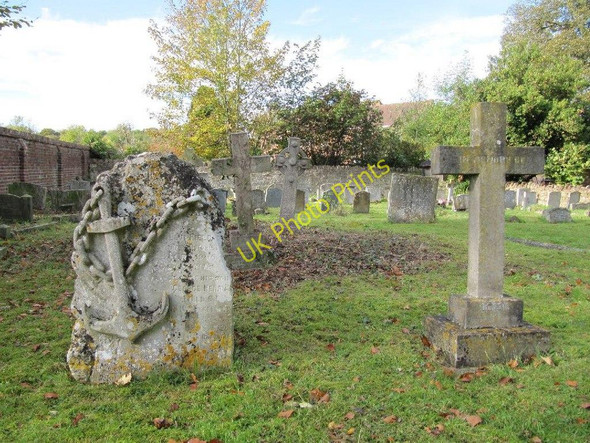 Photo 6"x4" Anchor by the cross Oxford\/SP5106 c2010