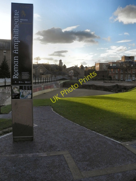 Photo 6"x4" Roman Amphitheatre Chester c2010