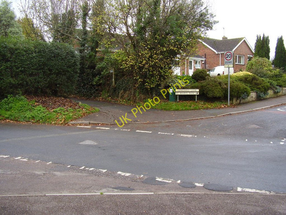 Photo 6"x4" Bridlepath to Knightstone Ottery St Mary c2010