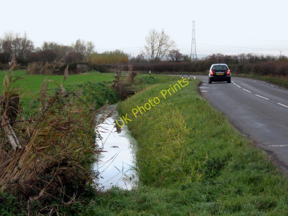 Photo 6"x4" Road north of Woolavington Woolavington c2010