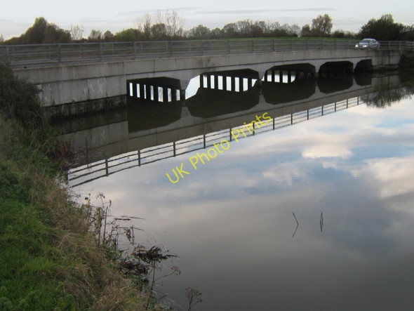 Photo 6"x4" Woolavington Bridge and the Huntspill River Cote\/ST3444 c2010 P1