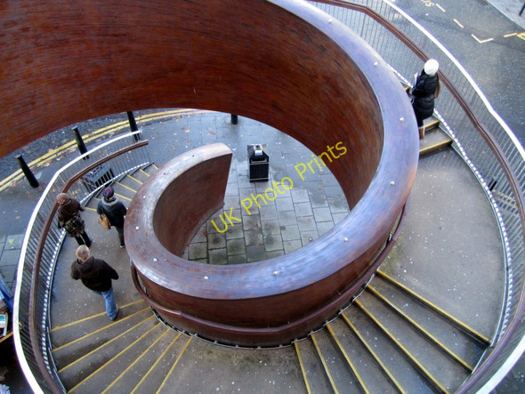 Photo 6"x4" Steps from Walkway to New Bridge Street Newcastle upon Tyne c2010