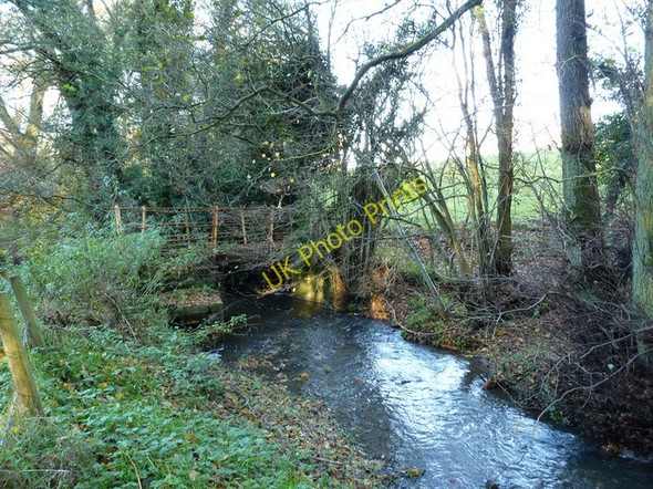 Photo 6"x4" Footbridge over the Hughley Brook Easthopewood c2010