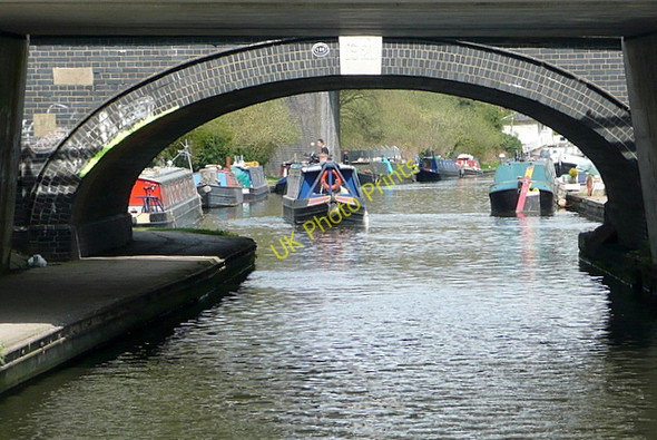 Photo 6"x4" Canal below Cassio Bridge lock Watford\/TQ1097 c2010