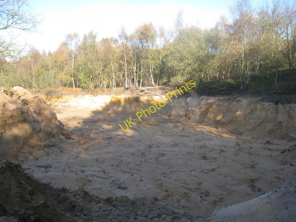 Photo 6"x4" Sandpit near Santon Wood Santon\/SE9212 c2010