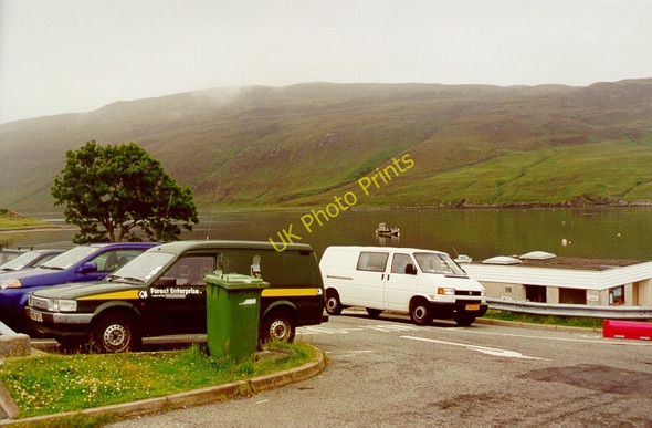 Photo 6"x4" Sconser ferry terminal car park Peinachorrain c2001