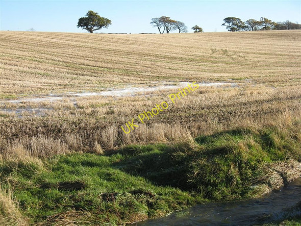 Photo 6"x4" Stubble field near Parduvine Carrington\/NT3160 c2010