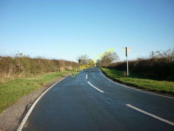 Photo 6"x4" Rowley Road towards Little Weighton Riplingham c2010