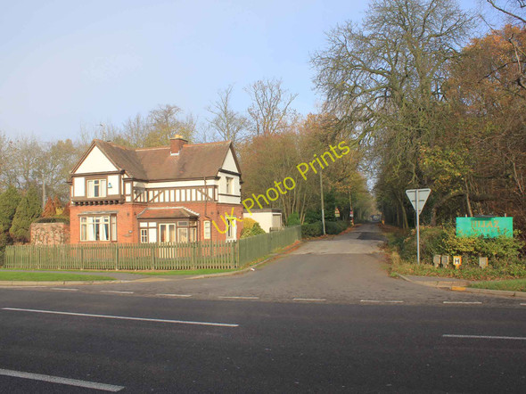 Photo 6"x4" Entrance drive and Lodge, Hijaz College Nuneaton c2010
