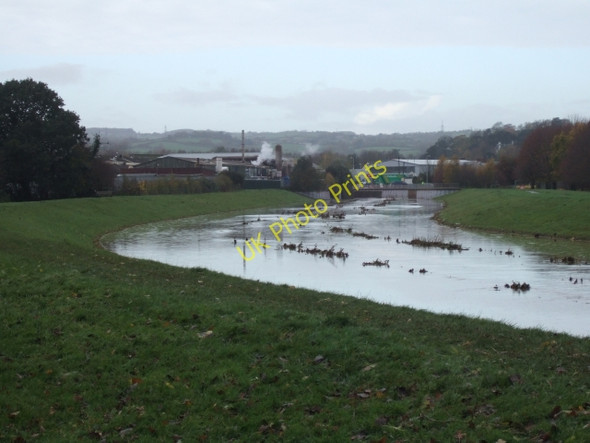 Photo 6"x4" The Alphin Brook in flood Exeter c2010 P1