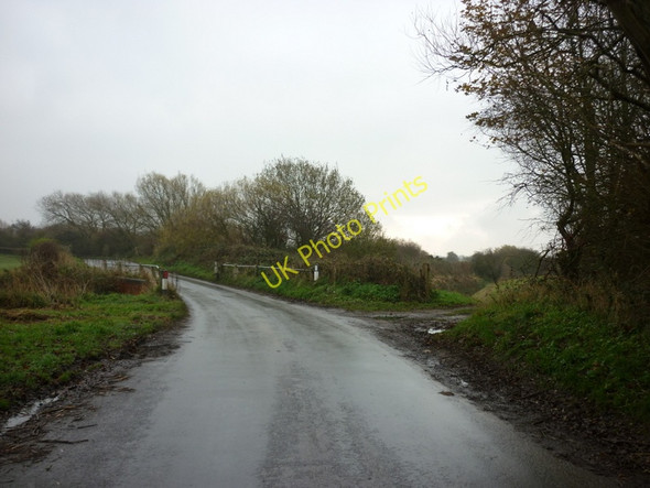 Photo 6"x4" Minor road from Burshill to Brandesburton Burshill c2010