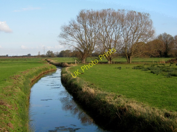 Photo 6"x4" Stream flowing towards Comwich Combwich c2010