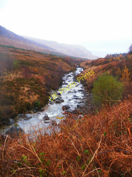 Photo 6"x4" Carnoch River, Glen Tarbert Allt a' Choire Dhuibh\/NM8759 c2010