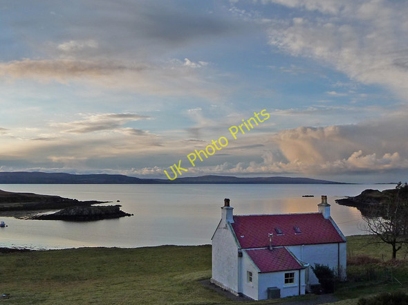 Photo 6"x4" The red roofed house at Cuidrach Cuidrach c2010