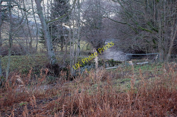 Photo 6"x4" Mill lade, Kirkton Manor Glac c2010