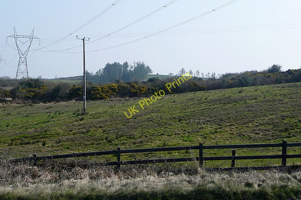 Photo 6"x4" Power lines near Inagh Inagh c2010