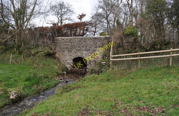 Photo 6"x4" A bridge over the river Caen near West Stowford Barton as seen from downstream Bittadon c2010