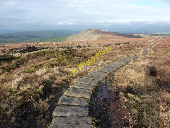 Photo 6"x4" North to Cat's Tor Fernilee c2010