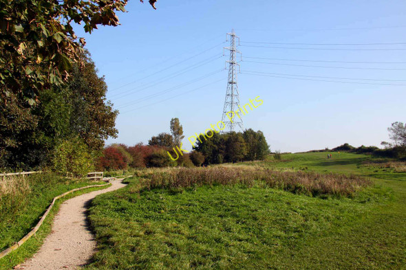 Photo 6"x4" Footpath in the Wyre Estuary Country Park Thornton\/SD3442 c2010