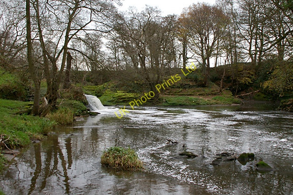 Photo 6"x4" Waterfall on River Darwen Bamber Bridge c2007