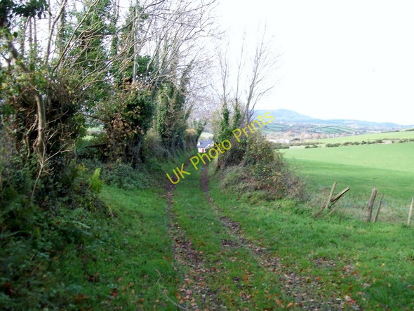 Photo 6"x4" Track linking Castle Hill and the Dromara Road Dundrum\/J4036 c2010