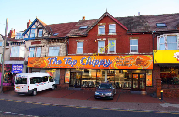 Photo 6"x4" The Top Chippy on Red Bank Road Bispham c2010