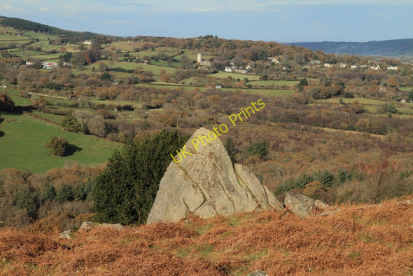 Photo 6"x4" Rock outcrop above Leighon Water\/SX7580 c2010