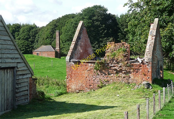 Photo 6"x4" Former brickworks near Akeld Akeld c2010