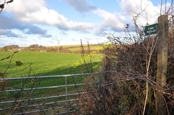 Photo 6"x4" A footpath from the B3230 which leads to Little Stowford and West Stowford Barton Bittadon c2010