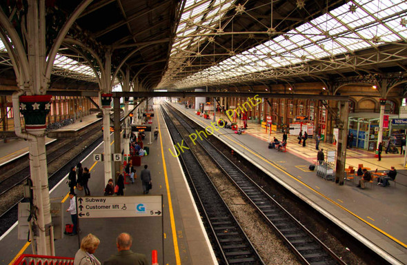 Photo 6"x4" Platforms 4,5 and 6 at Preston Station Preston\/SD5329 c2010