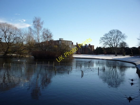 Photo 6"x4" Heslington Hall across the lake Heslington c2010