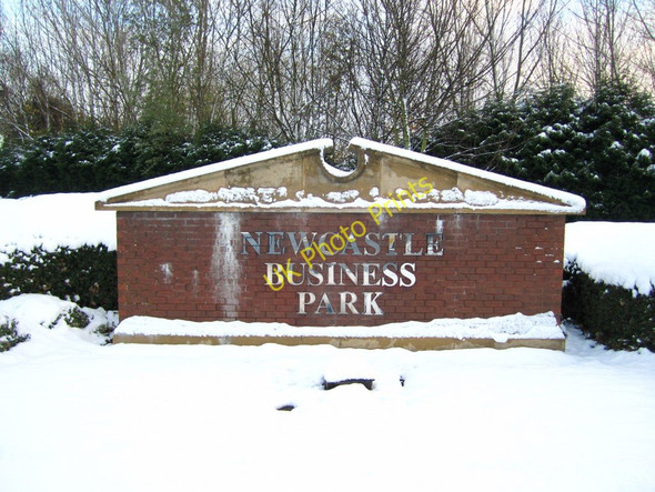 Photo 6"x4" Sign at entrance to Newcastle Business Park on William Armstrong Drive Elswick\/NZ2263 c2010