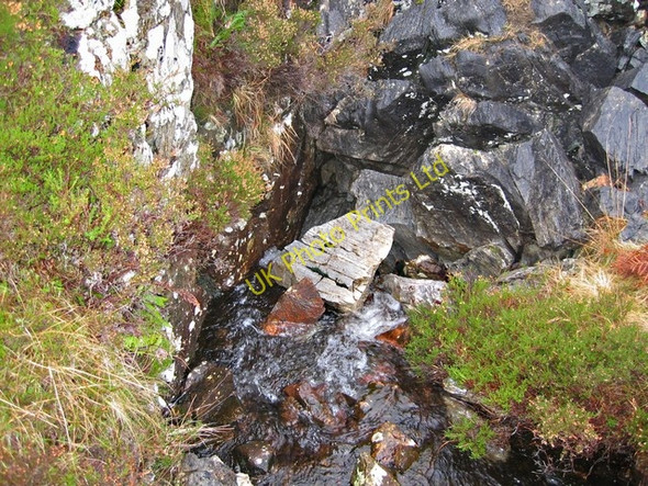 Photo 6"x4" Sink hole in limestone Suisnish\/NG5916 c2008