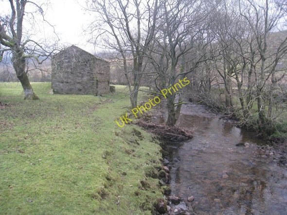 Photo 6"x4" Barn by the River Eden Shoregill c2010