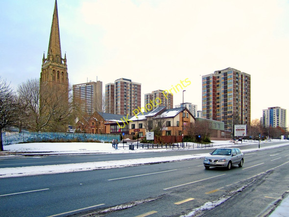 Photo 6"x4" Scotswood Road at Cruddas Park Newcastle upon Tyne c2010