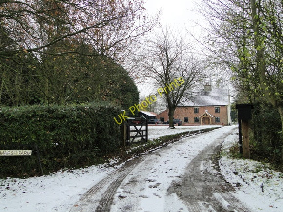 Photo 6"x4" Entrance to Marsh Farm, Barley Green, Stradbroke Stradbroke c2010