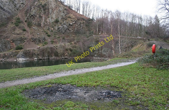 Photo 6"x4" Fire Site, Gullet Quarry Chandler's Cross\/SO7738 c2008