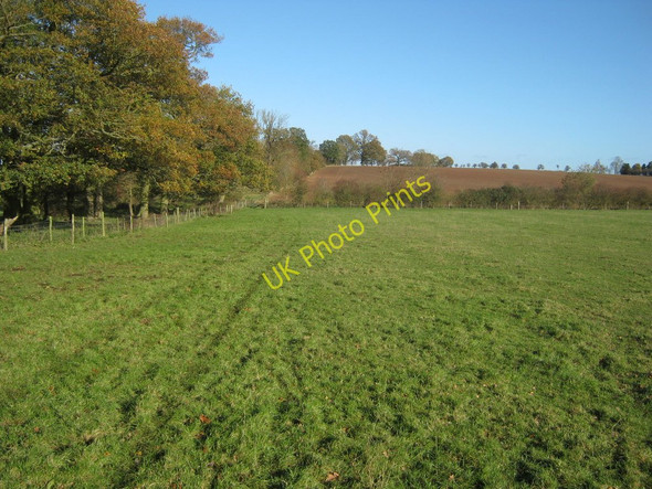 Photo 6"x4" Farmland north of Park Farm Baynhall c2010
