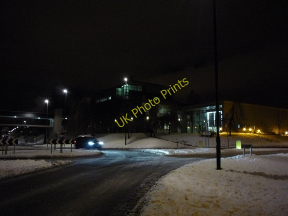 Photo 6"x4" Chemistry in snow Heslington c2010