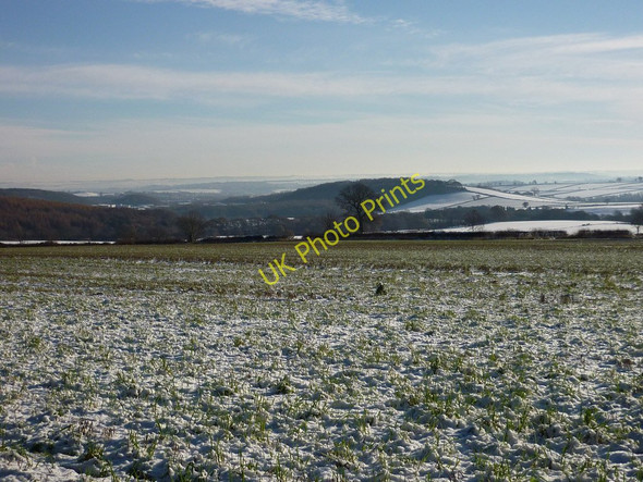 Photo 6"x4" View south-east from Barlow Lees Lane Dronfield c2010