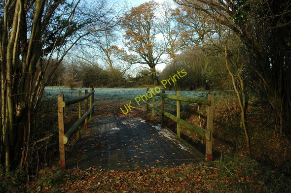 Photo 6"x4" Bridge over Mere Brook Brotheridge Green c2010