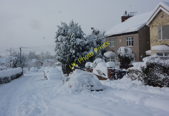 Photo 6"x4" Near the bottom of Castle Lane Bolsover c2010