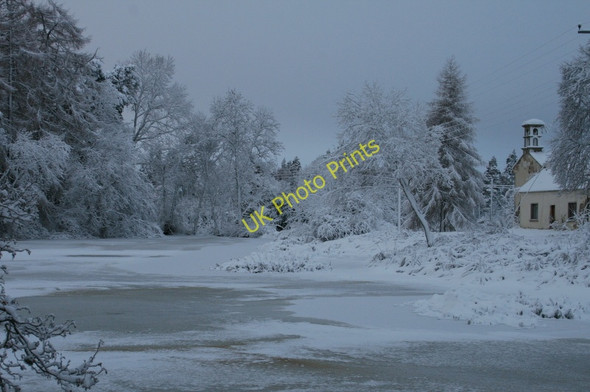 Photo 6"x4" The frozen pond by Blairs Farm Pilmuir\/NJ0258 c2010