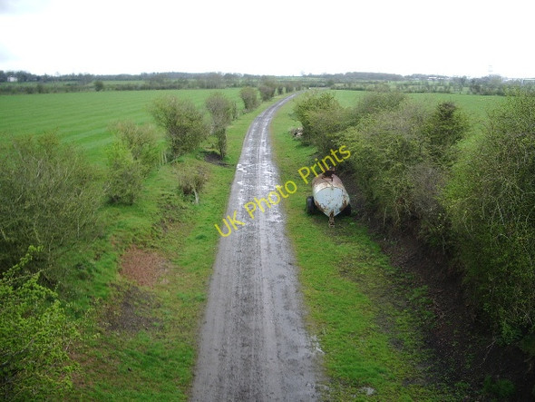 Photo 6"x4" Dismantled railway south of Newtown of Rockcliffe Blackford\/NY3962 c2008