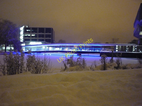 Photo 6"x4" Central Hall bridge Heslington c2010
