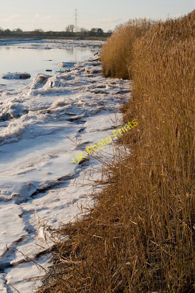 Photo 6"x4" Winter on the River Wyre Out Rawcliffe c2010