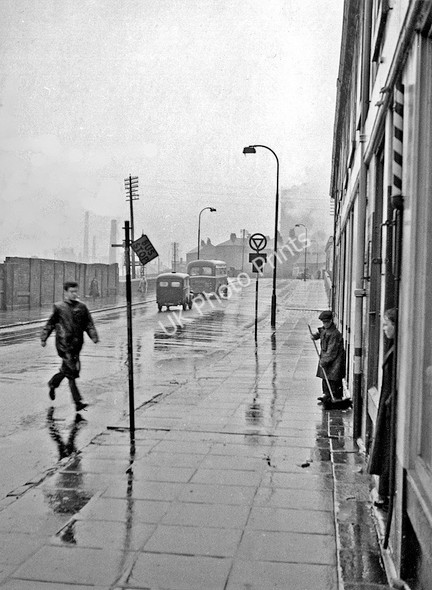 Photo 6"x4" Coatbridge Sunnyside! A view near the Station. Coatbridge c1957